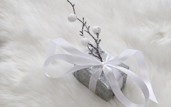 Holiday Christmas Gift Bow Ribbon HD Wallpaper | Background Image