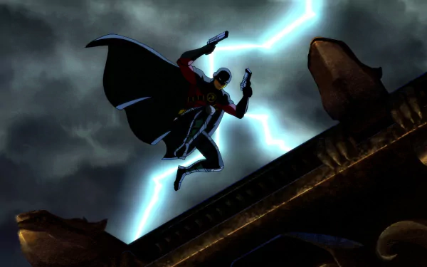 lightning Red Robin Jason Todd movie Batman: Death In The Family HD Desktop Wallpaper | Background Image