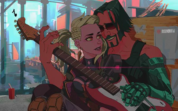 Keanu Reeves video game Cyberpunk 2077 HD Desktop Wallpaper | Background Image