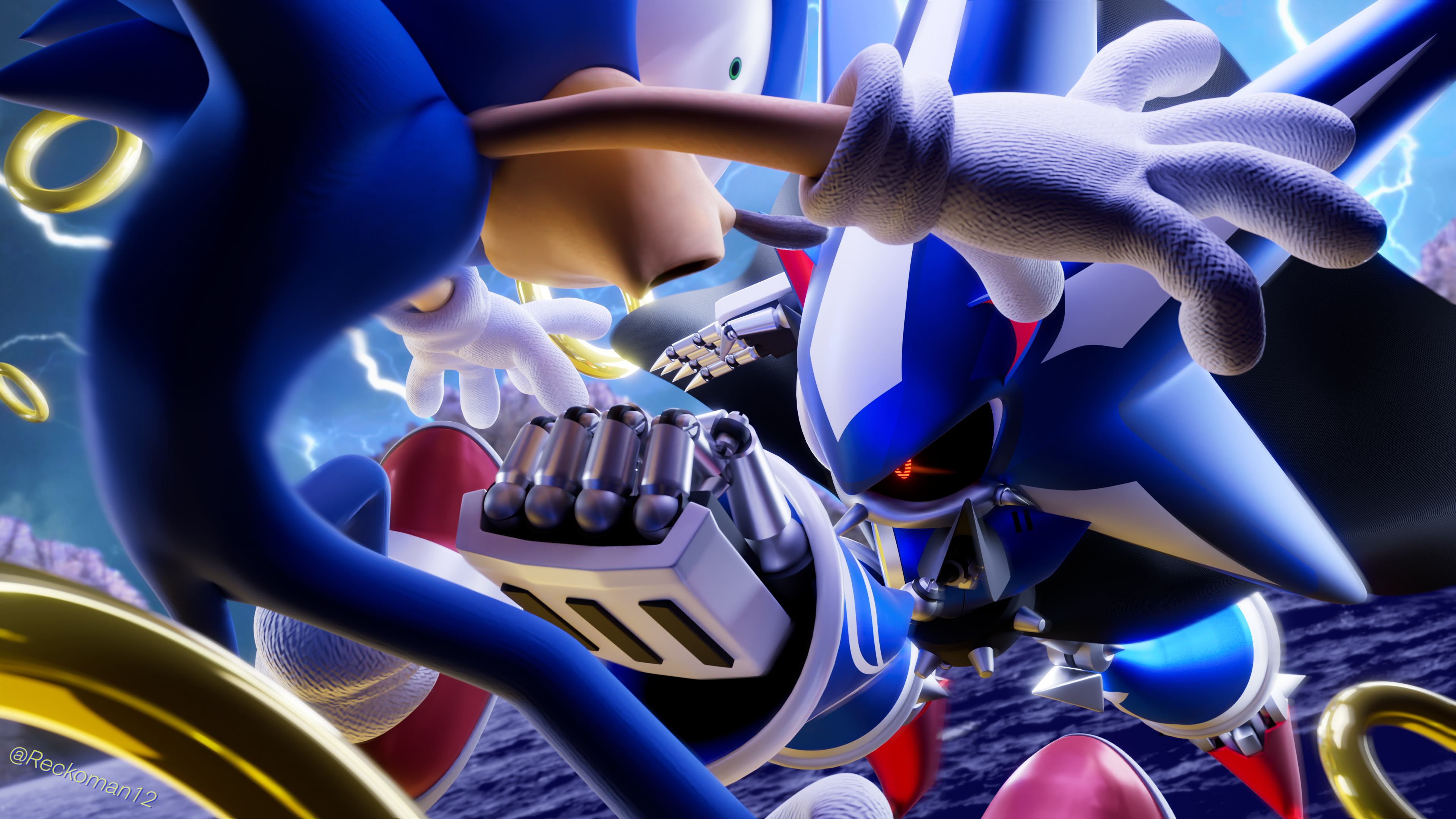 Sonic the Hedgehog (IDW) 4k Ultra HD Wallpaper by Reckoman