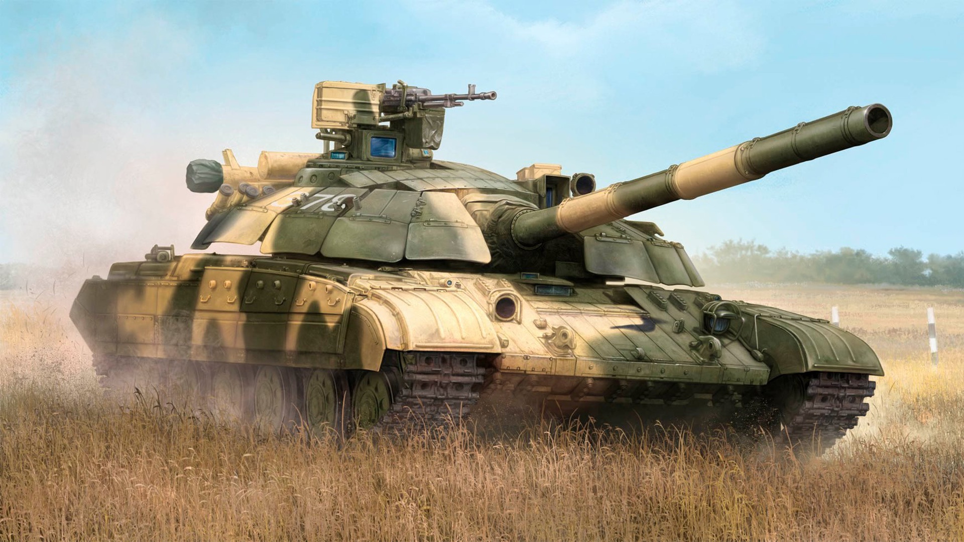 Download Tank Military T-64 HD Wallpaper