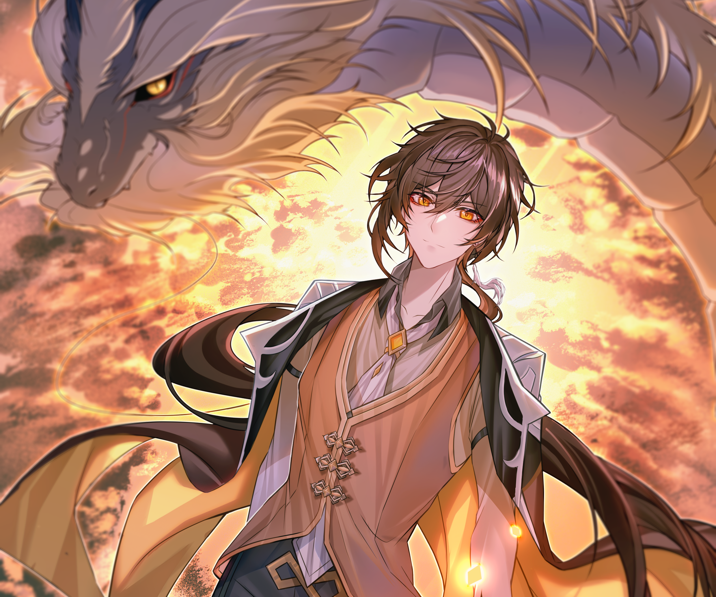 Genshin Impact HD Wallpaper by akochan