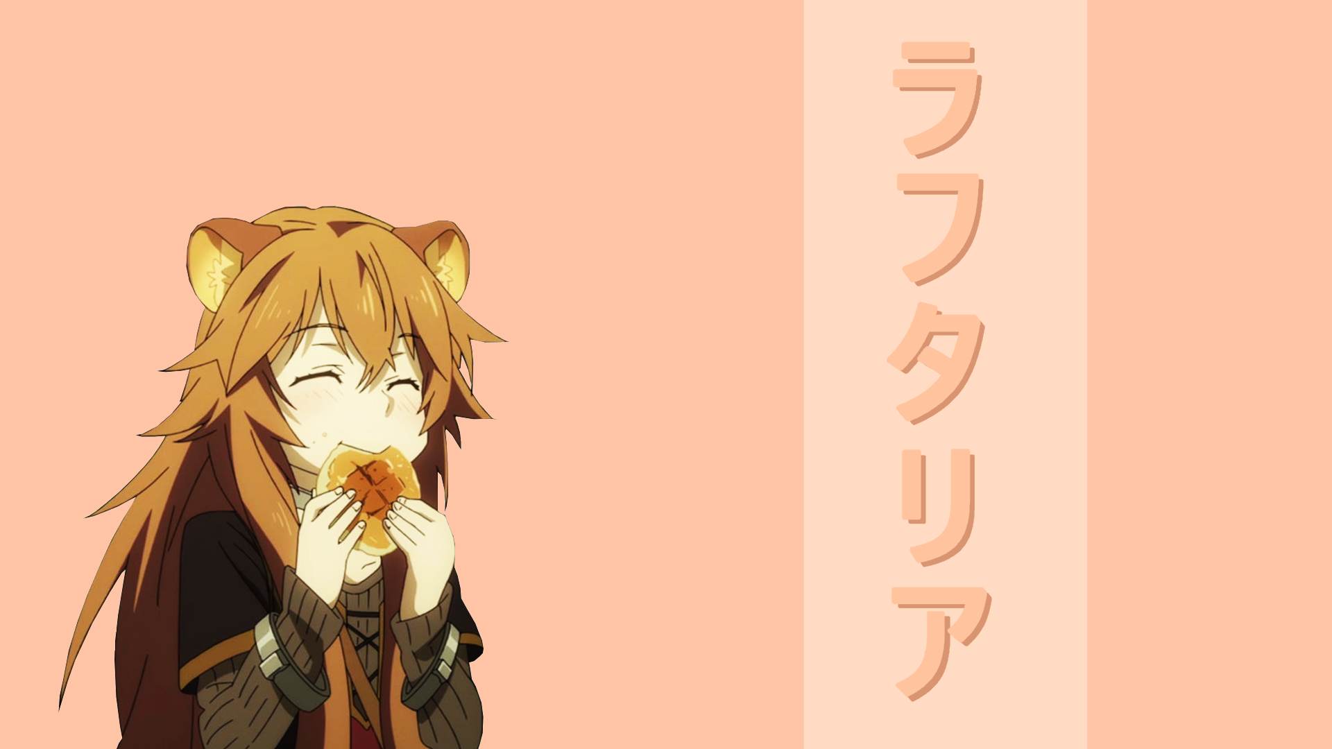 Raphtalia Happy Kanji Wallpaper by bennyS