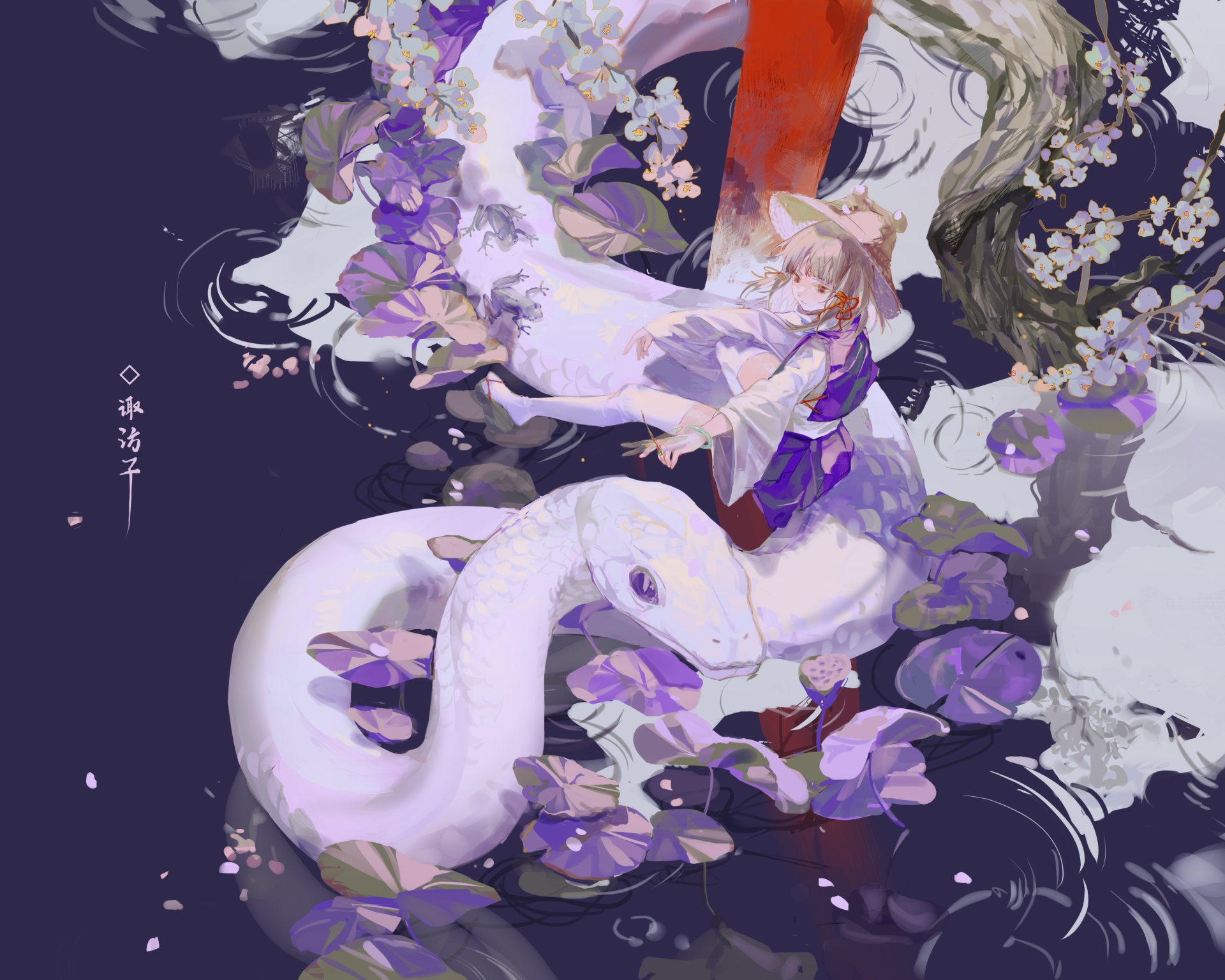 Download Suwako Moriya Anime Touhou HD Wallpaper by 萃