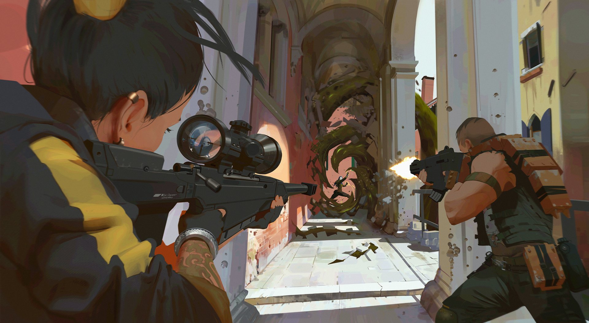 Download Video Game Valorant HD Wallpaper by Atey Ghailan