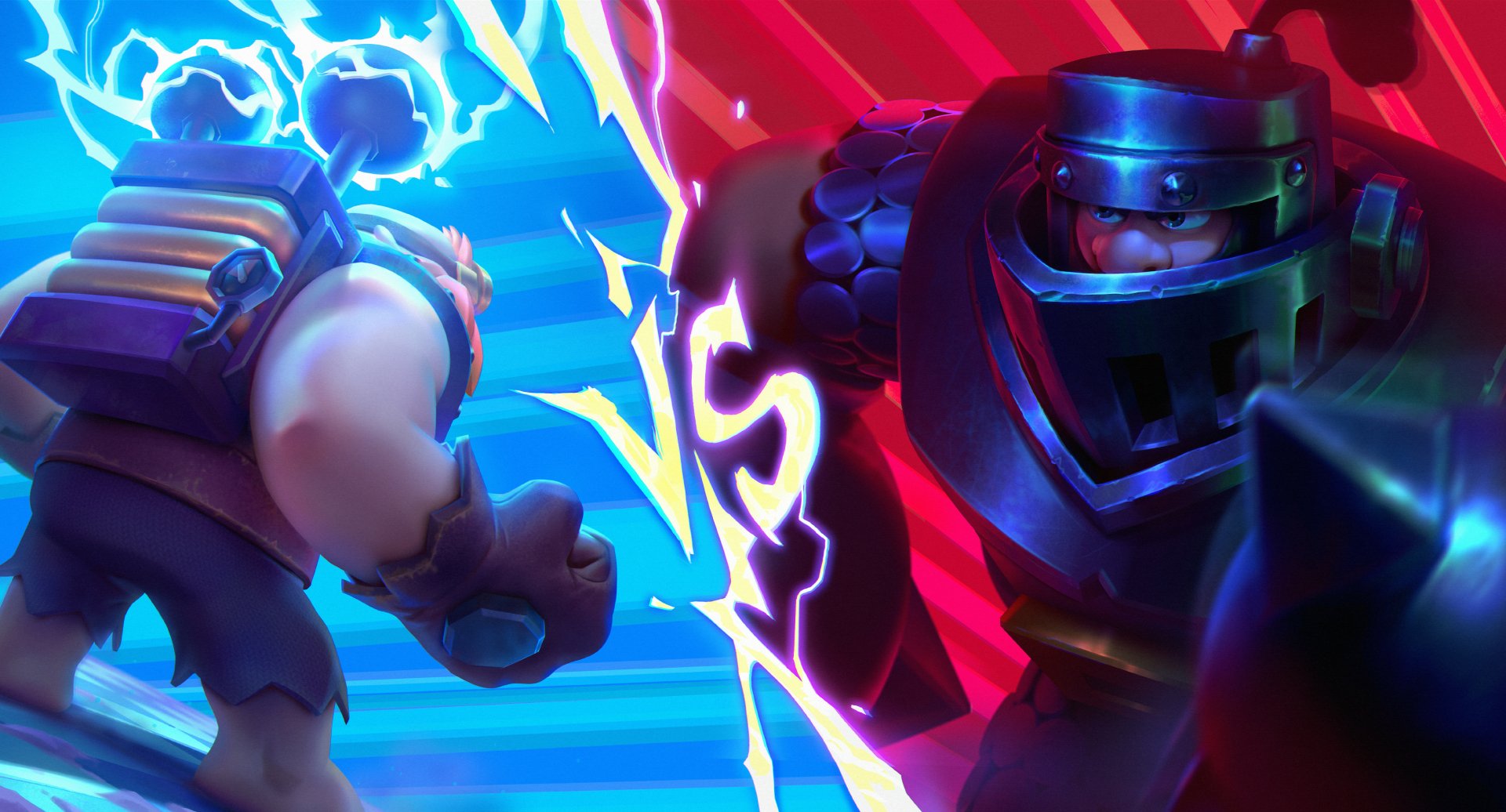 Download Video Game Clash Royale Mega Knight (Clash Royale) Electro Giant (Clash Royale) HD Wallpaper by Brice Laville Saint-Martin