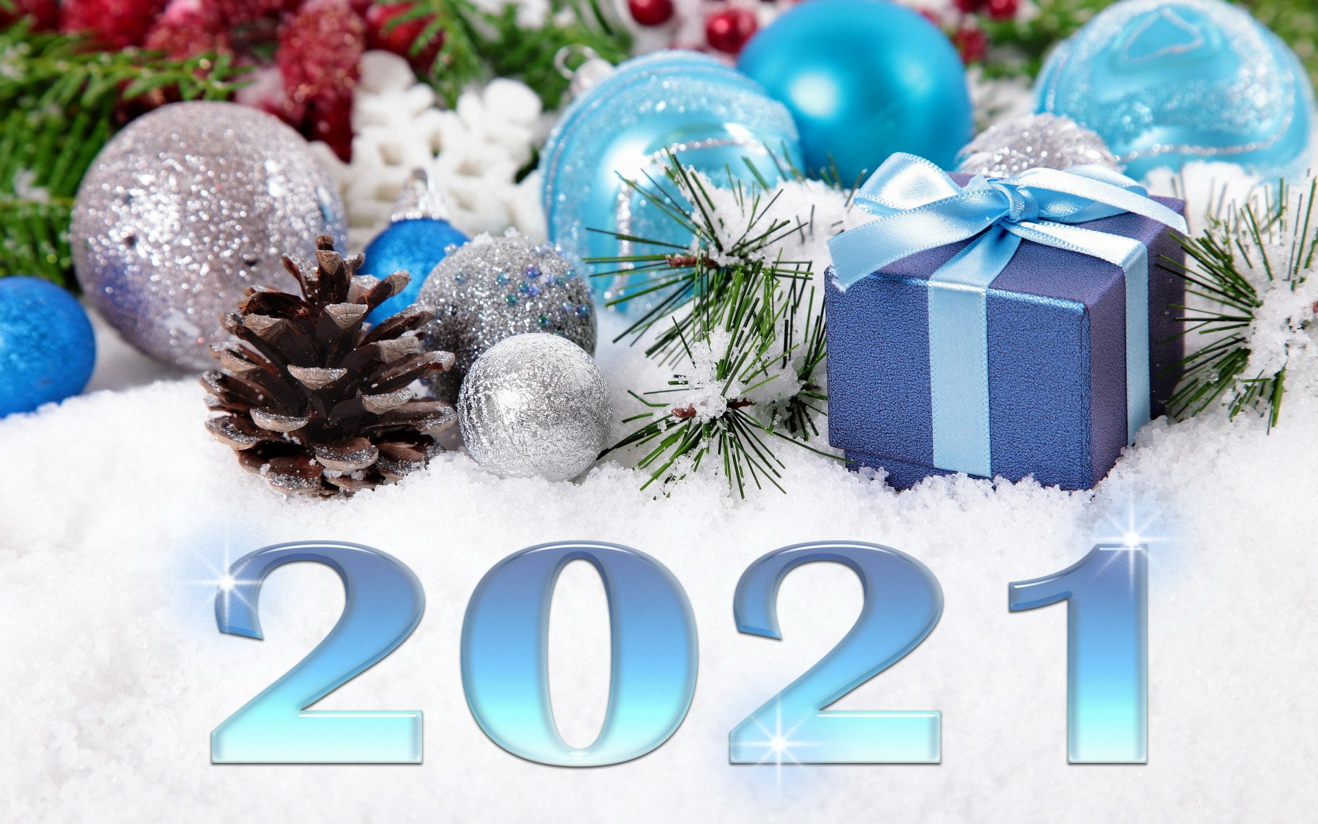 Download Holiday New Year 2021 HD Wallpaper