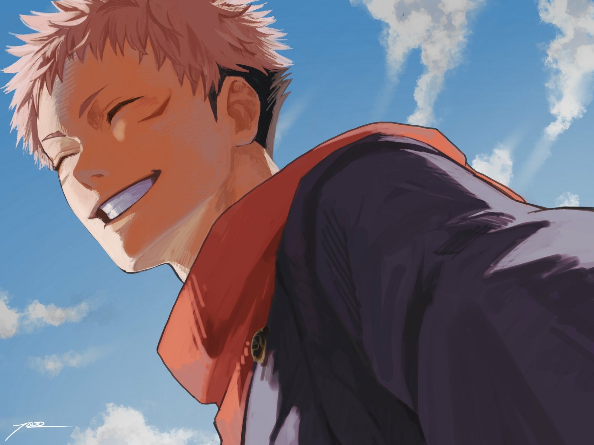 Download Yuji Itadori Anime Jujutsu Kaisen HD Wallpaper by 1000