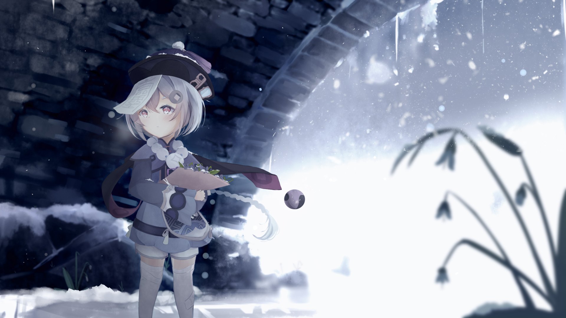 Download Qiqi (Genshin Impact) Video Game Genshin Impact HD Wallpaper by Meorin