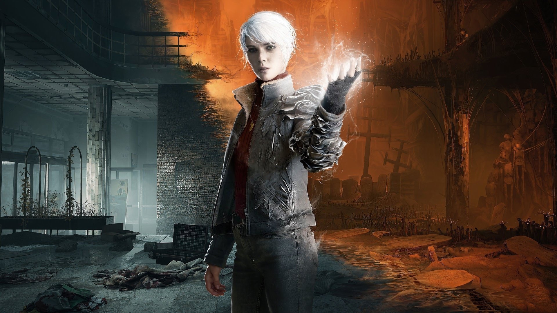 Download White Hair Video Game The Medium 4k Ultra HD Wallpaper