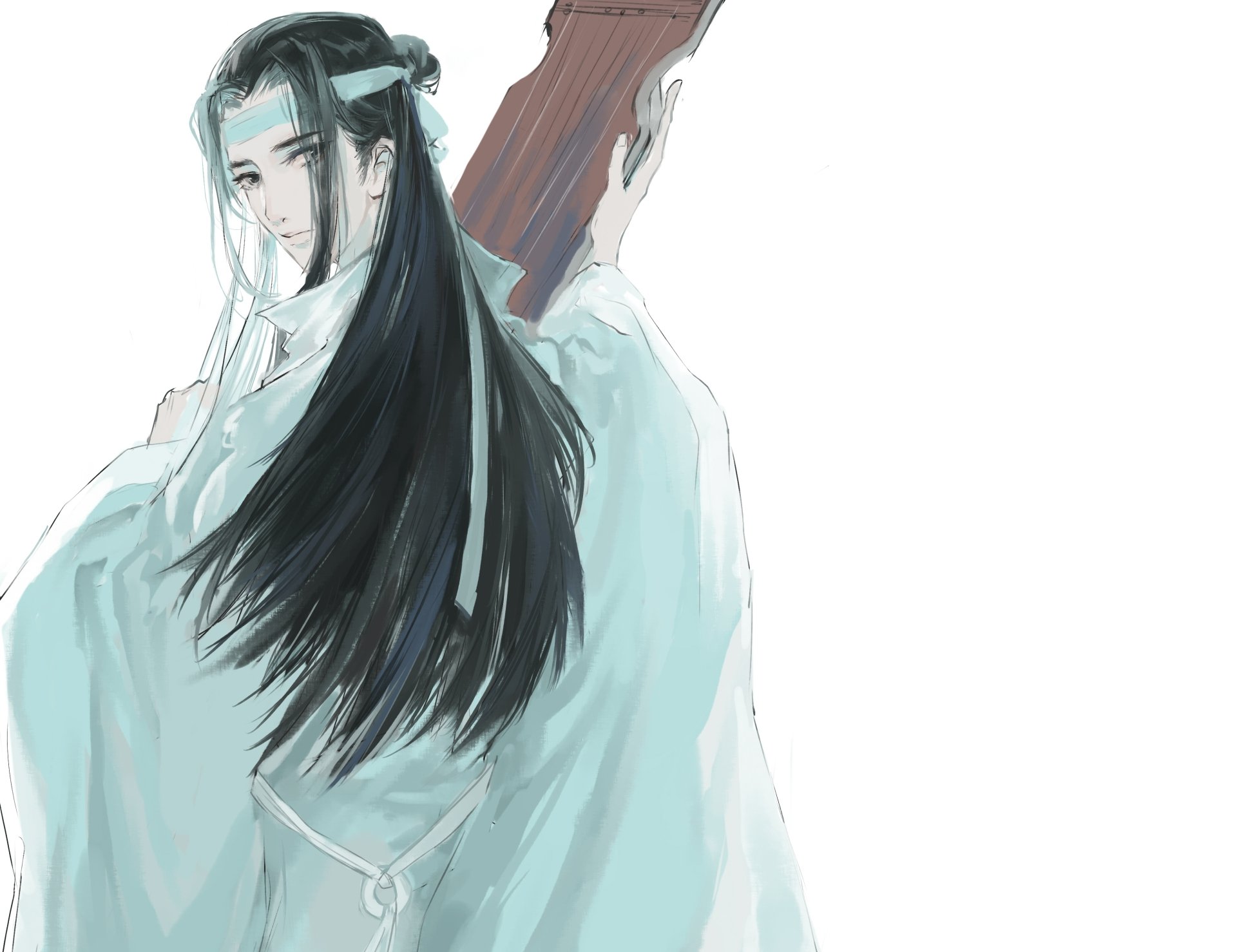 Download Lan Wangji Anime Mo Dao Zu Shi HD Wallpaper