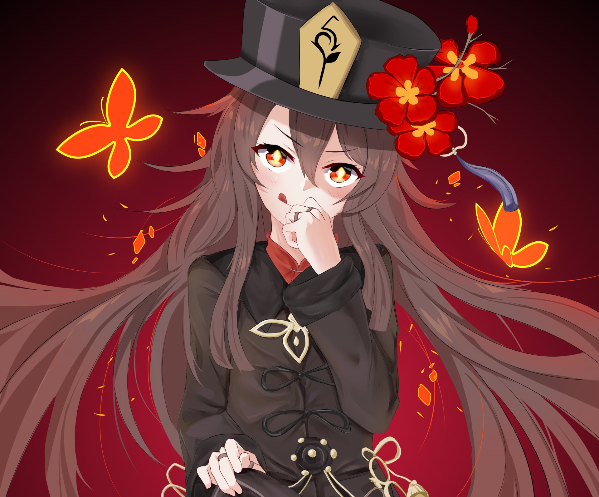 Download Hu Tao Video Game Genshin Impact 4k Ultra HD Wallpaper by 皇城雨