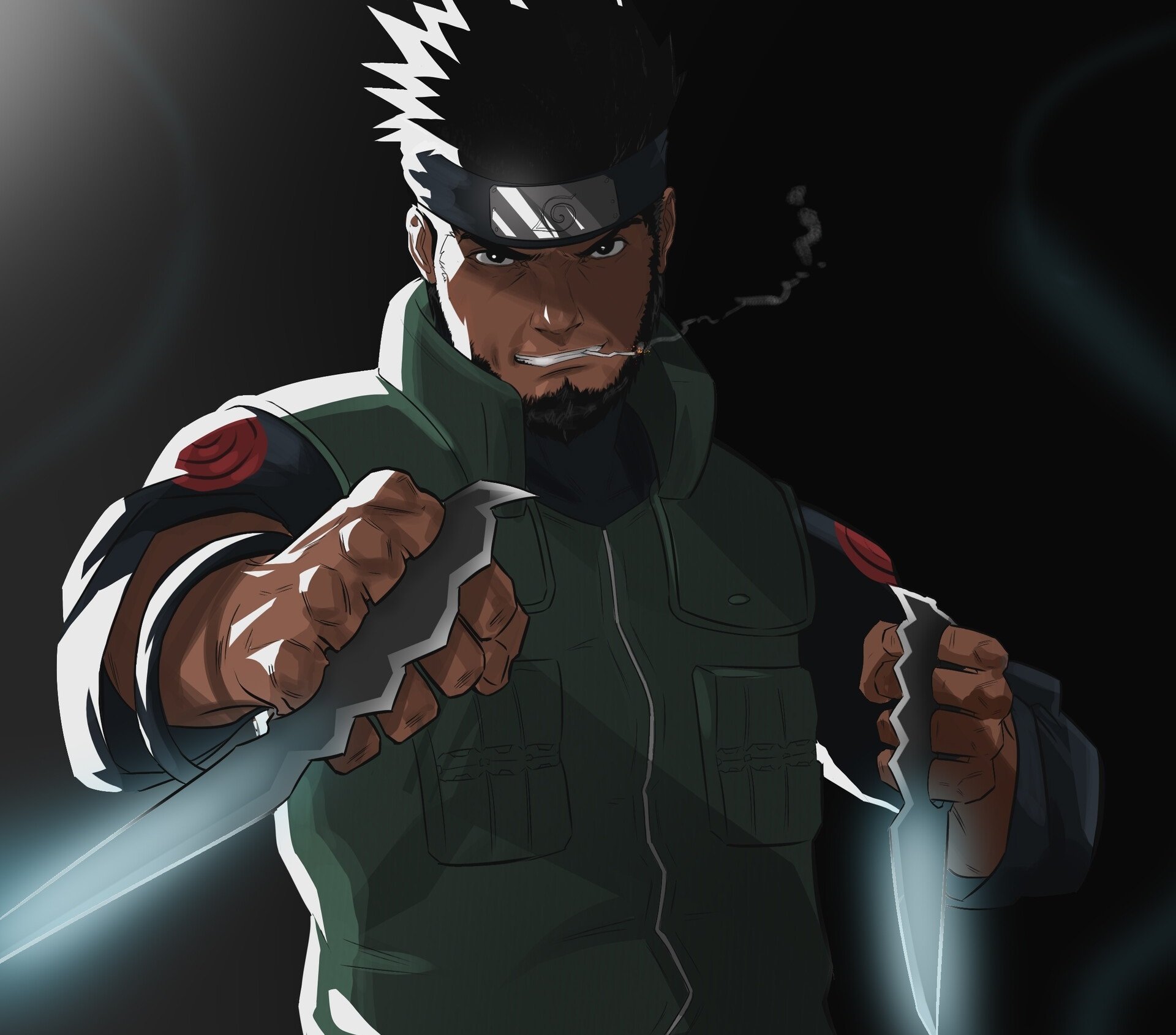 Download Asuma Sarutobi Anime Naruto HD Wallpaper by Pao Cruz