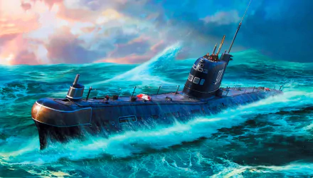 warship military submarine HD Desktop Wallpaper | Background Image