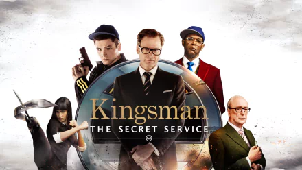 Taron Egerton Sofia Boutella Samuel L. Jackson Michael Caine Colin Firth movie Kingsman: The Secret Service HD Desktop Wallpaper | Background Image