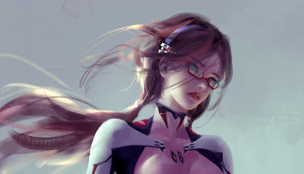 Mari Makinami Illustrious Anime Evangelion: 3.0 You Can (Not) Redo HD Desktop Wallpaper | Background Image