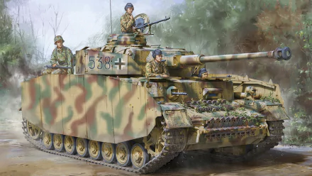 tank military Panzer IV HD Desktop Wallpaper | Background Image