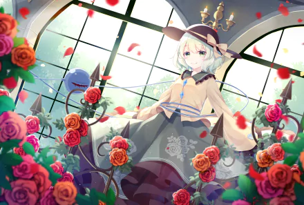 Koishi Komeiji Anime Touhou HD Desktop Wallpaper | Background Image