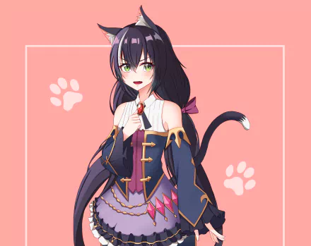 Karyl Momochi Anime Princess connect! Re:Dive HD Desktop Wallpaper | Background Image