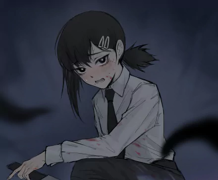 Kobeni Higashiyama Anime Chainsaw Man HD Desktop Wallpaper | Background Image