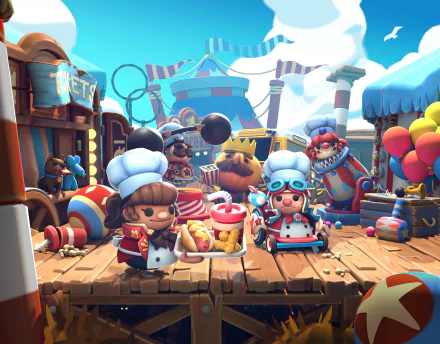 video game Overcooked 2 HD Desktop Wallpaper | Background Image