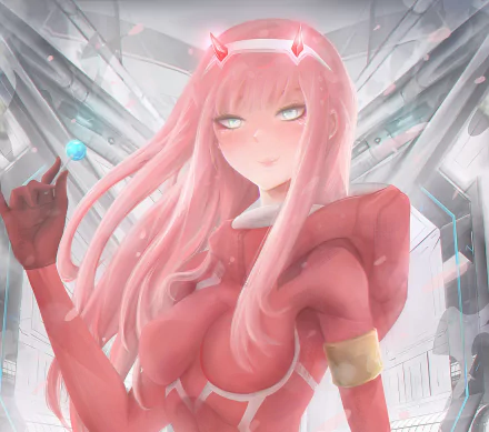 Zero Two (Darling in the FranXX) Anime Darling in the FranXX HD Desktop Wallpaper | Background Image