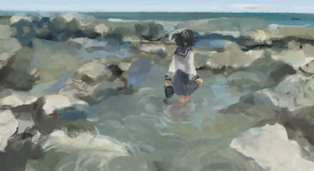 water school uniform Anime girl anime girl HD Desktop Wallpaper | Background Image