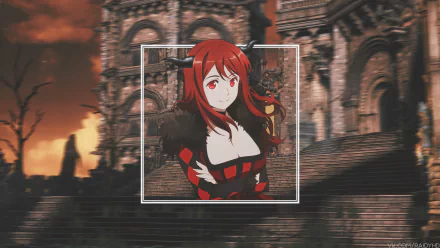 Maou (Maoyuu Maou Yuusha) Anime Maoyuu Maou Yuusha picture-in-picture HD Desktop Wallpaper | Background Image