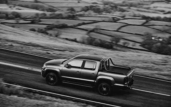 Black & White car Volkswagen vehicle Volkswagen Amarok HD Desktop Wallpaper | Background Image