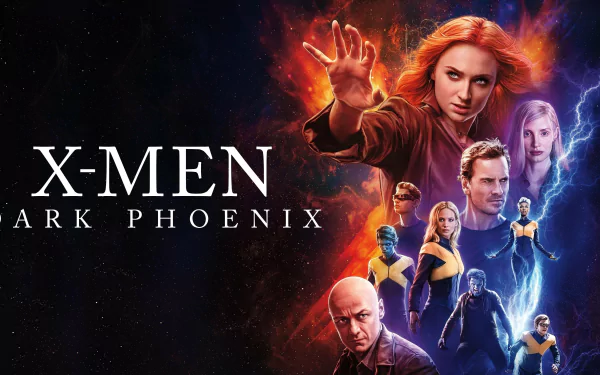 Sophie Turner Cyclops (Marvel Comics) Charles Xavier Storm (Marvel Comics) Beast (Marvel Comics) Magneto (Marvel Comics) Tye Sheridan Phoenix (Marvel Comics) Raven Darkhölme Erik Lehnsherr Jean Grey movie Dark Phoenix HD Desktop Wallpaper | Background Image