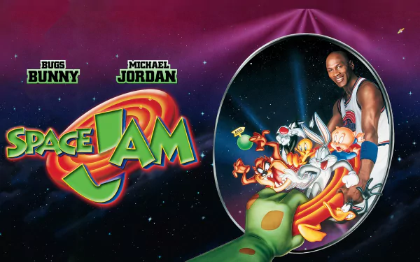 Porky Pig Michael Jordan Bugs Bunny movie Space Jam HD Desktop Wallpaper | Background Image