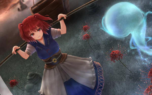 Komachi Onozuka Anime Touhou HD Desktop Wallpaper | Background Image