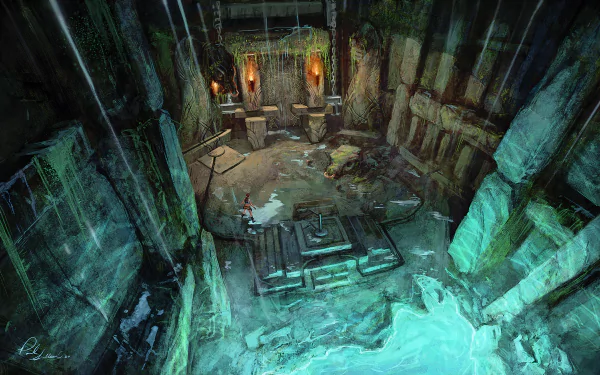 Lara Croft video game Tomb Raider: Underworld HD Desktop Wallpaper | Background Image