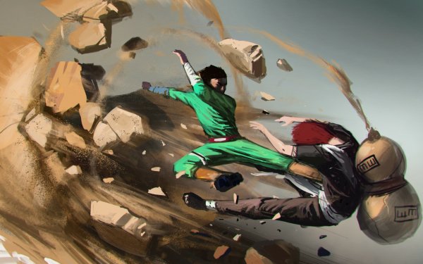 Anime Naruto Rock Lee Gaara HD Wallpaper | Background Image