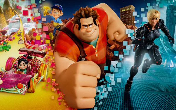 Sergeant Calhoun Fix-It Felix Vanellope von Schweetz Ralph (Wreck-It Ralph) movie Wreck-It Ralph HD Desktop Wallpaper | Background Image