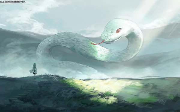 Sanae Kochiya Anime Touhou HD Desktop Wallpaper | Background Image