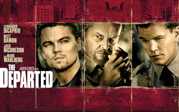 Jack Nicholson Matt Damon Leonardo Dicaprio movie The Departed HD Desktop Wallpaper | Background Image