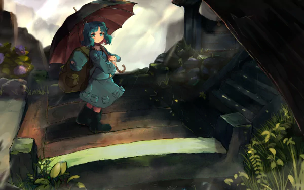 Nitori Kawashiro Anime Touhou HD Desktop Wallpaper | Background Image