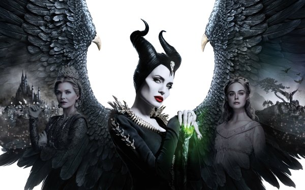 Movie Maleficent: Mistress of Evil Angelina Jolie Elle Fanning Michelle Pfeiffer Maleficent Princess Aurora Queen Ingrith HD Wallpaper | Background Image
