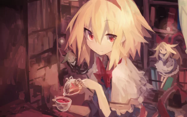 Shanghai Doll Alice Margatroid Anime Touhou HD Desktop Wallpaper | Background Image