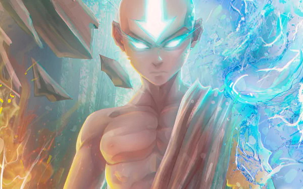 Aang (Avatar) Anime Avatar: The Last Airbender HD Desktop Wallpaper | Background Image
