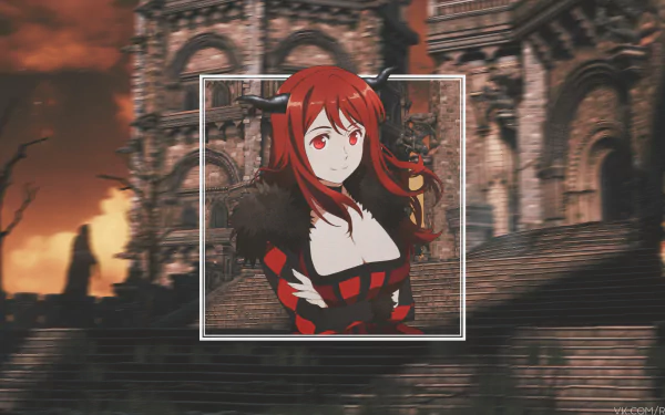 Maou (Maoyuu Maou Yuusha) Anime Maoyuu Maou Yuusha picture-in-picture HD Desktop Wallpaper | Background Image