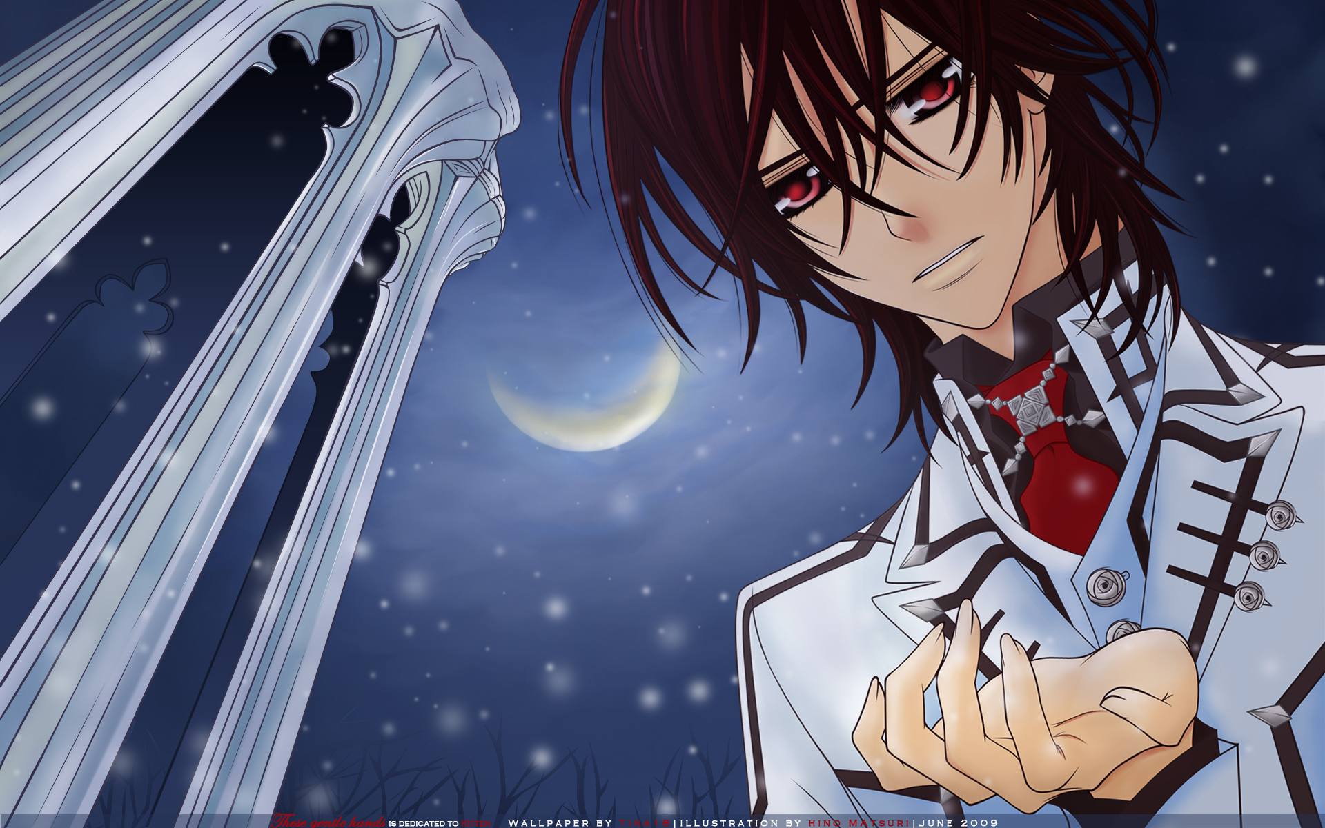 Wallpaper ID 471686  Anime Vampire Knight Phone Wallpaper Kaname Kuran  Uniform Gate Yuki Cross Chain 720x1280 free download