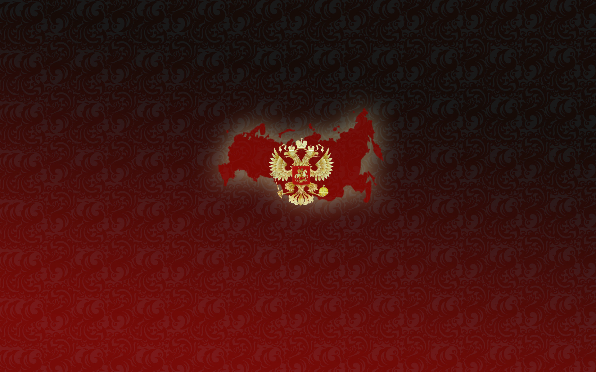 Russian Empire Flag with Coat of Arms. - Phone Wallpaper.