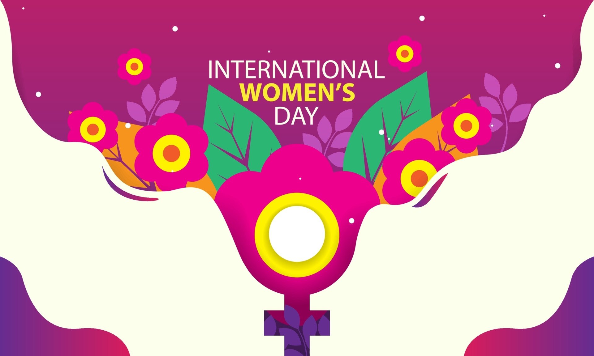 Download Flower Happy Women's Day Holiday Women's Day HD Wallpaper
