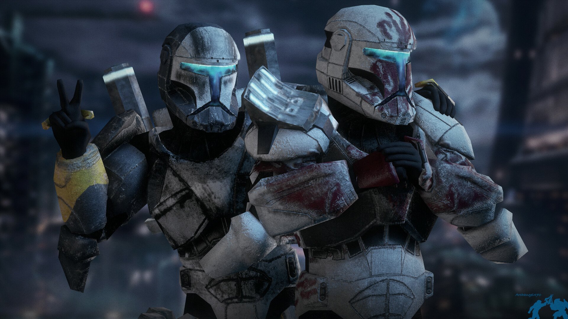 Download Video Game Star Wars: Republic Commando HD Wallpaper by Ben Walker
