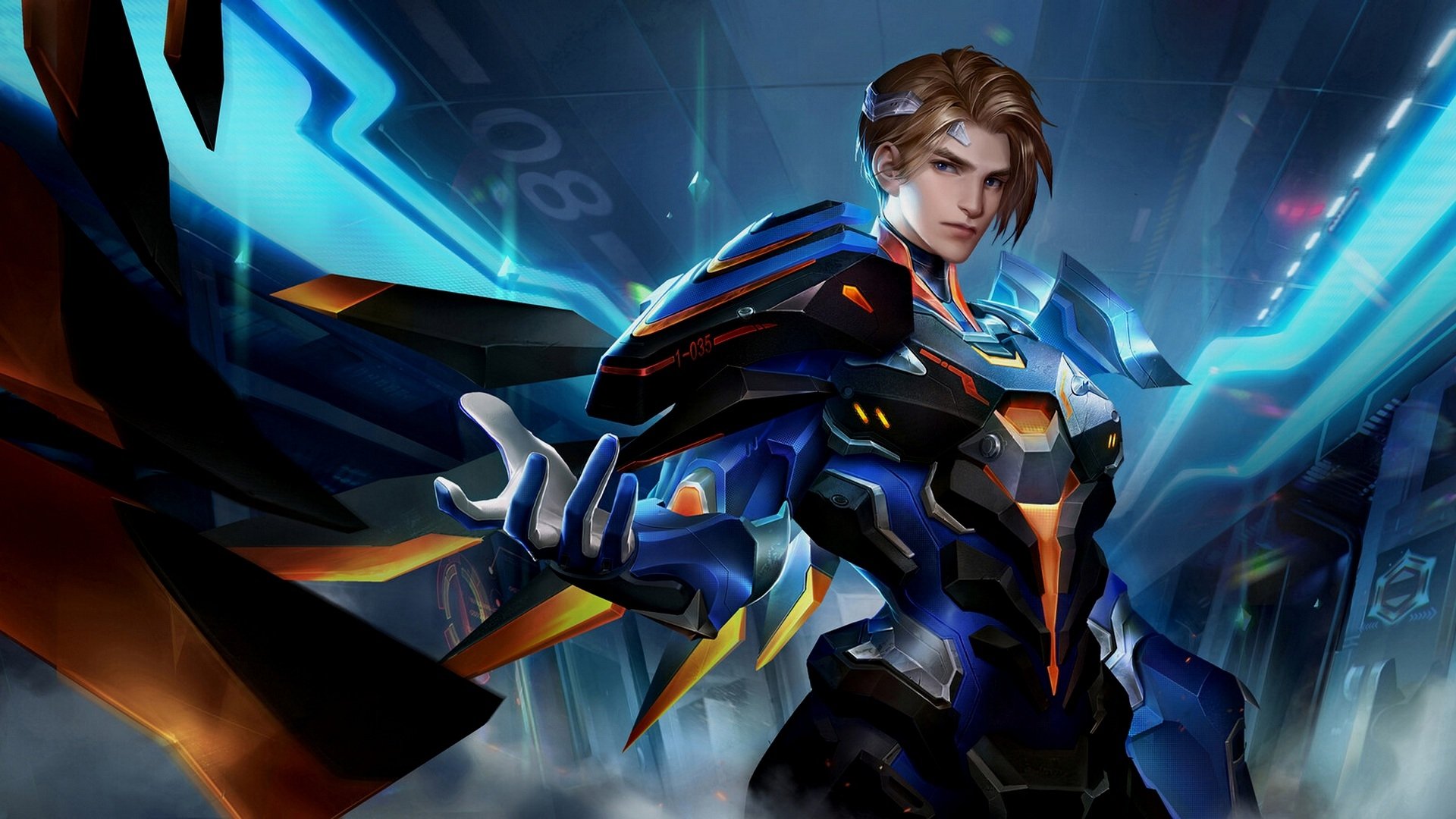 Download Sci Fi Warrior HD Wallpaper by Yang Ningyuan