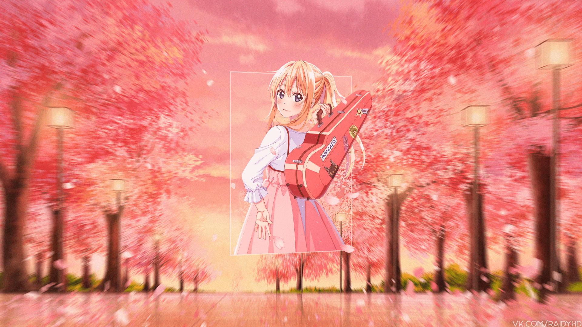 Download Kaori Miyazono Anime Your Lie In April 4k Ultra HD Wallpaper