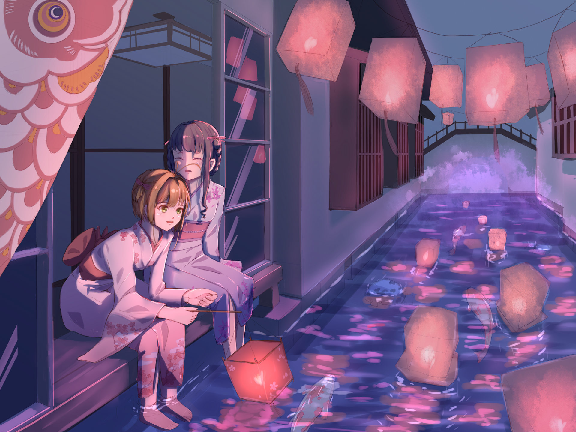 Download Tomoyo Daidouji Sakura Kinomoto Anime Cardcaptor Sakura HD Wallpaper by sheriko