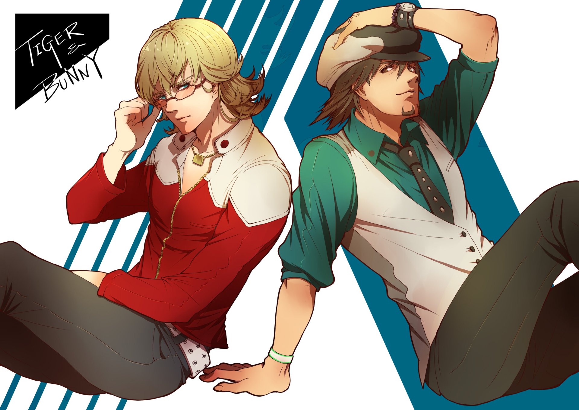 Download Kotetsu T. Kaburagi Barnaby Brooks Jr. Anime Tiger & Bunny HD Wallpaper
